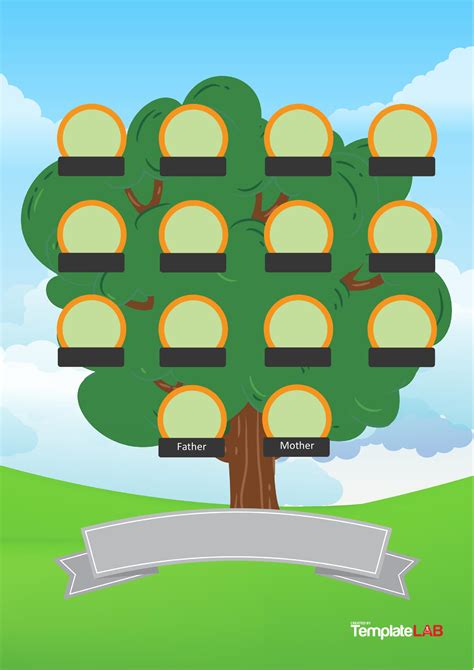 Family Tree Template Customizable