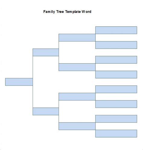 Family Tree Template For Word