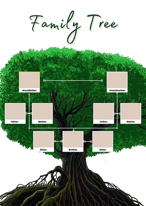 Family Tree Template Free Printable