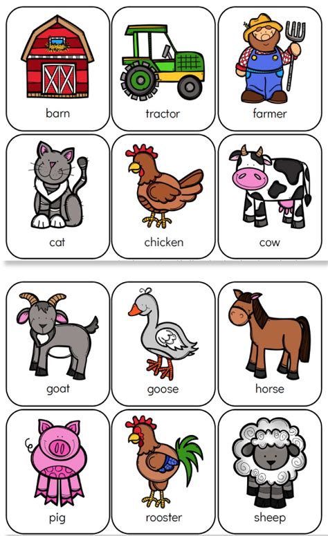 Farm Animal Printables