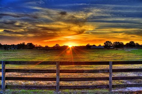 Farm and Ranch Sunset
