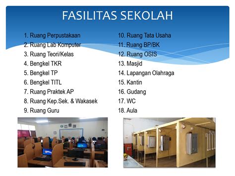 Fasilitas SMK Indonesia