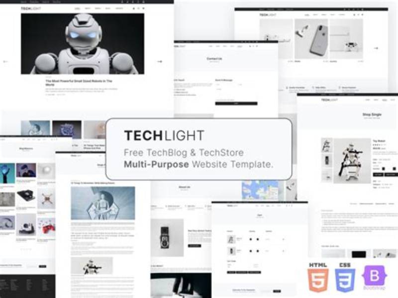 Fast Lightweight Tech Bootstrap Template