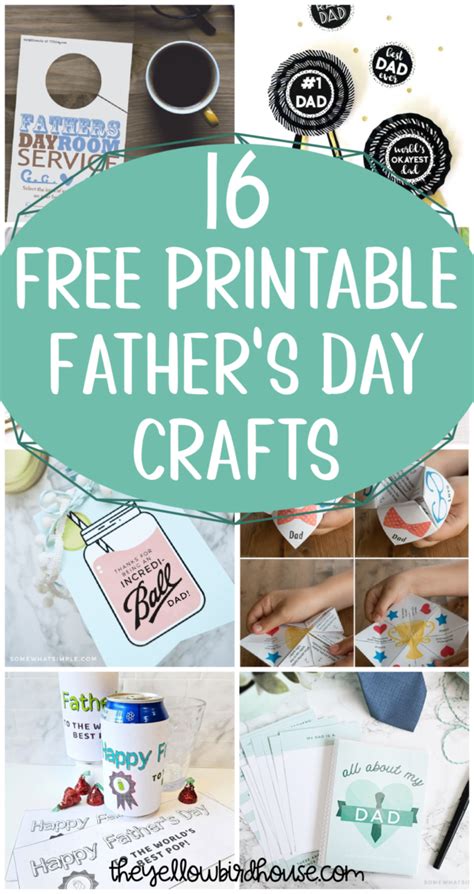 Father's Day Printable Crafts