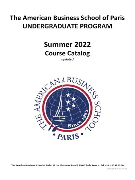 Fcps Summer Course Catalog