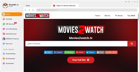 Features and Interface of Movies2Watch App