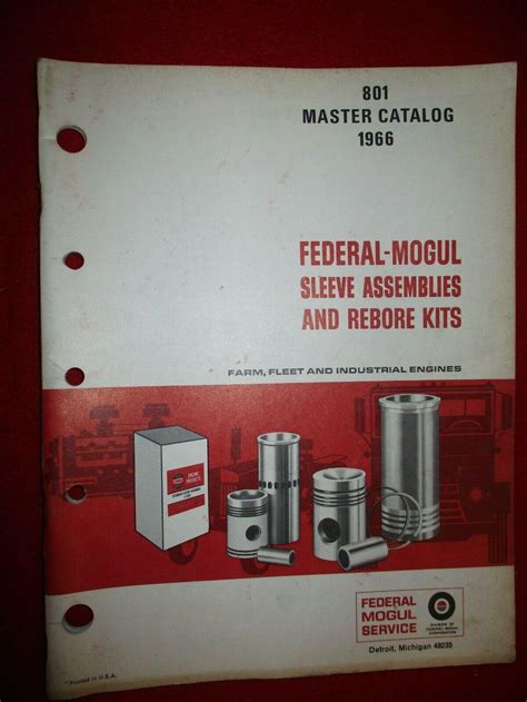 Federal Mogul Catalog