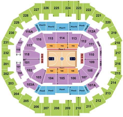 Fedexforum Seating Chart With Seat Numbers
