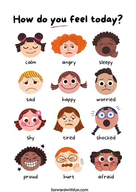 Feeling Faces Printable
