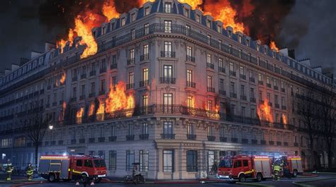 Feu à Paris