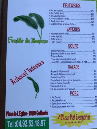 Feuille de Banane à Guillestre