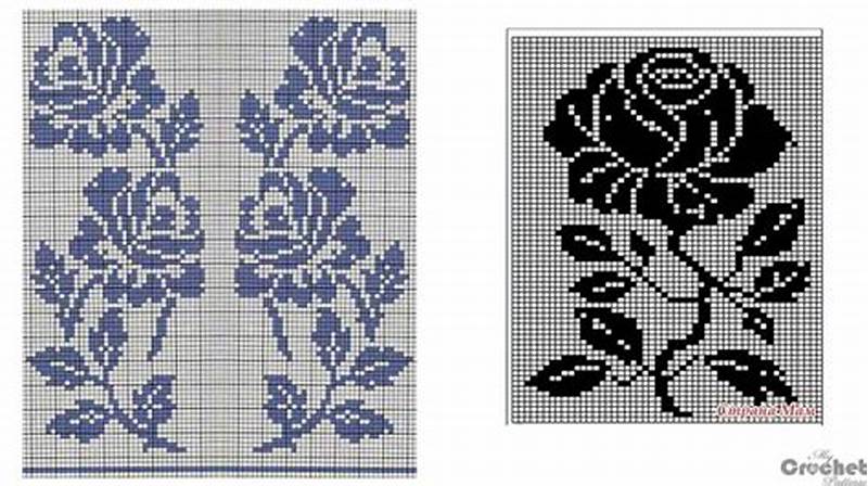 Filet Crochet Pattern Rose