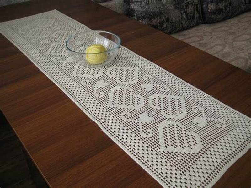 Filet Crochet Table Runner Pattern