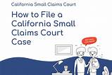 Filing a Lawsuit in California