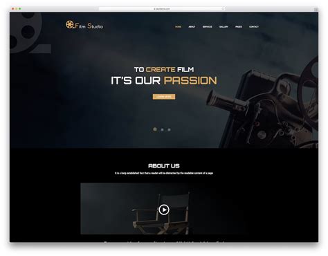 Film Website Templates