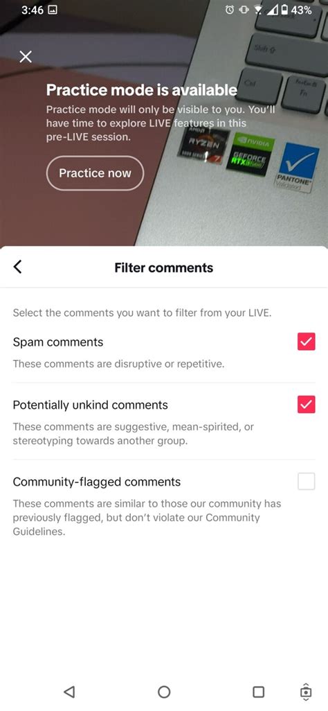 Filter Komentar