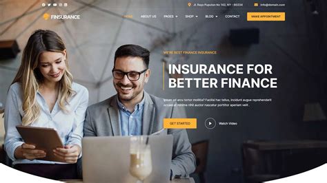 Finance Website Templates