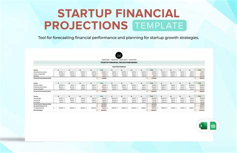 Financial Projections For Startups Template