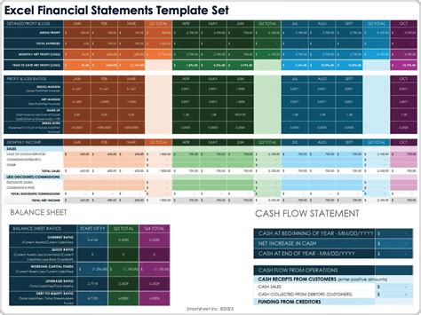 Financial Statements Excel Template