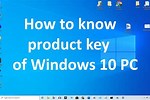 Find Windows 10 Product Key in PC