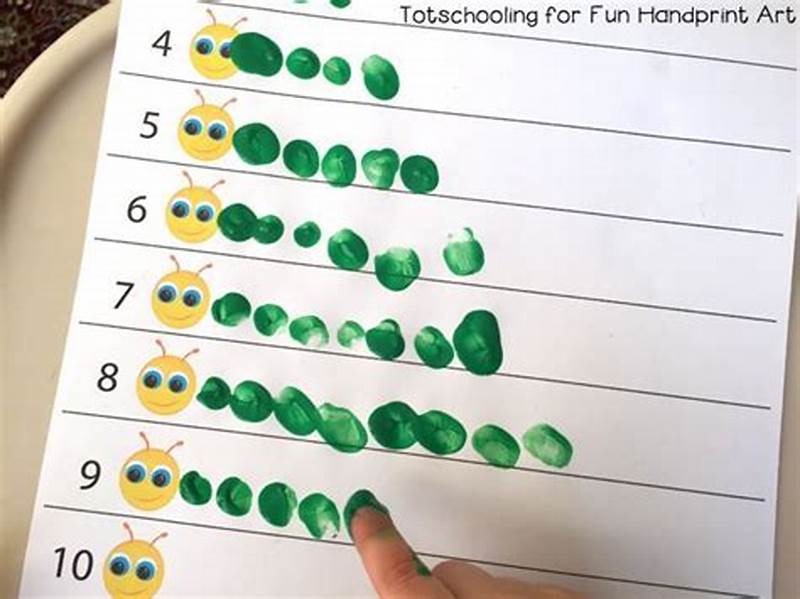 Fingerprint Counting Printables For Spring