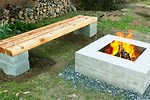 Fire Pit Bench DIY