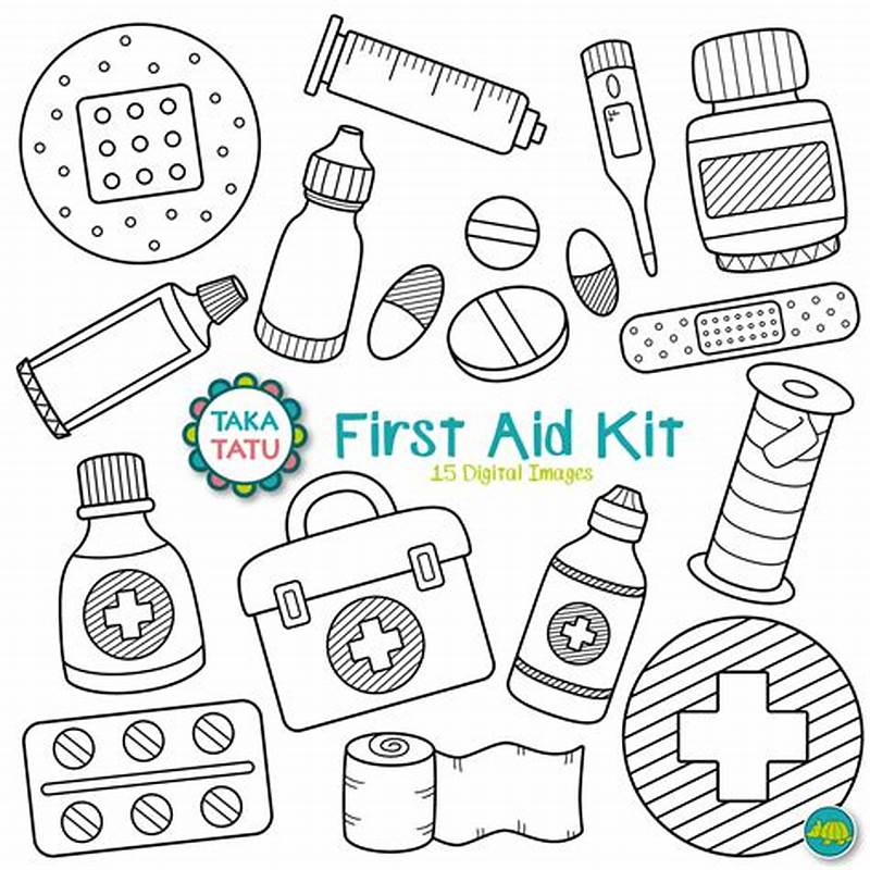 First Aid Coloring Pages Printable