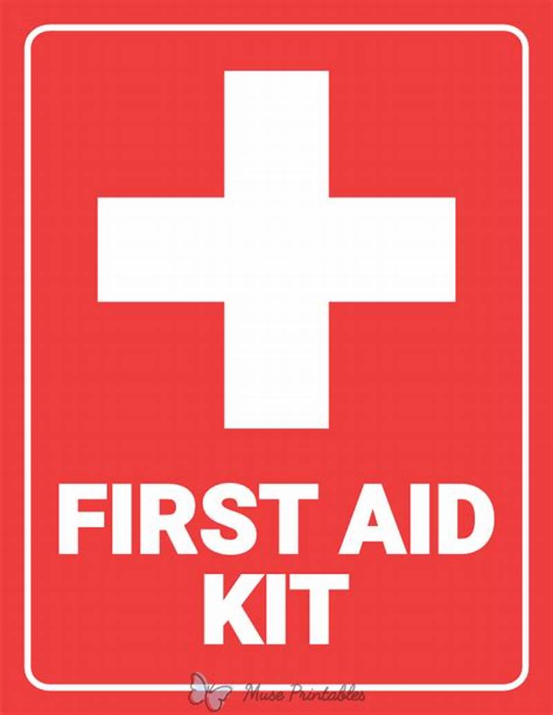 First Aid Kit Sign Free Printable