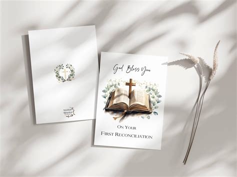 First Reconciliation Card Printable