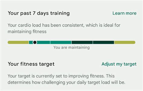 Fitbit Cardio Load Chart