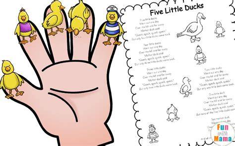 Five Little Ducks Printable Book