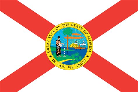 Flag of Florida - Official State Emblem