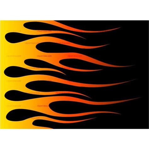 Flames On Cars Template