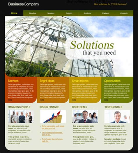 Flash Website Templates