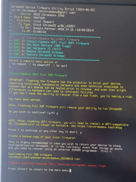 Flashing Firmware