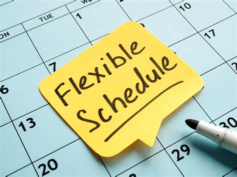 Flexible timings