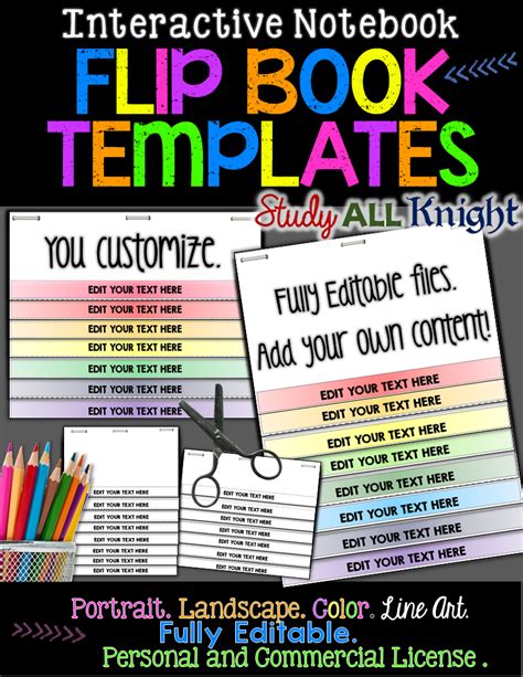 Flip Book Template Free