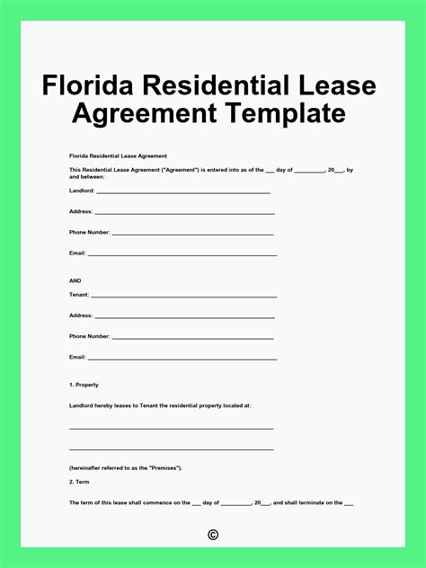 Florida Will Template Free