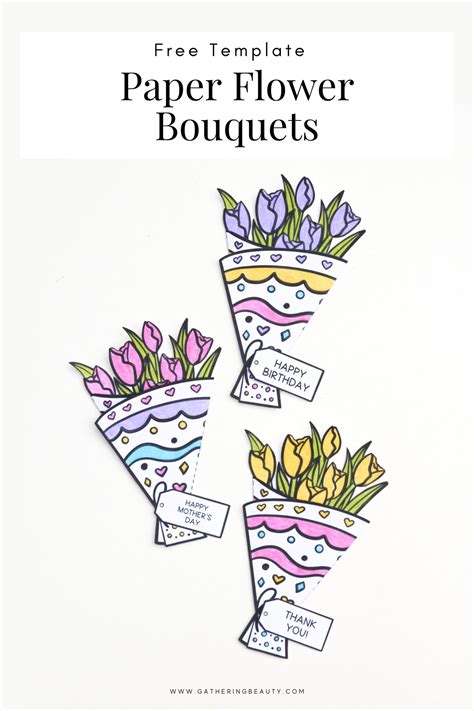 Flower Bouquet Template