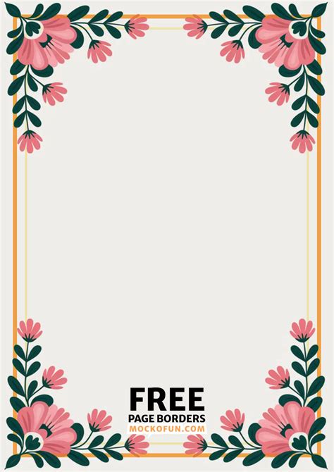 Flower Design For Project Printable