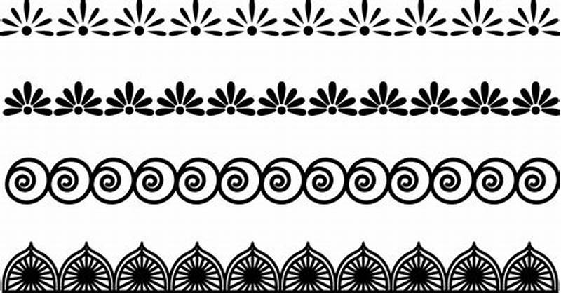 Flower Pattern Border