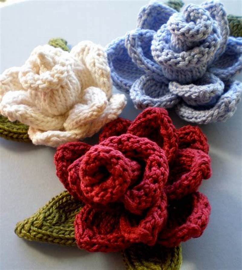 Flower Pattern Knitting