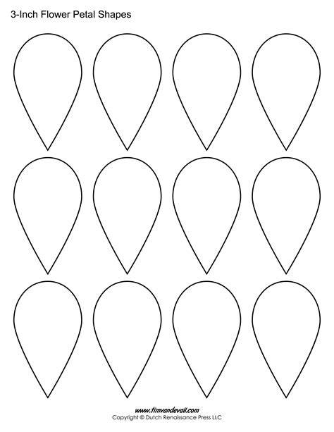 Flower Petal Template