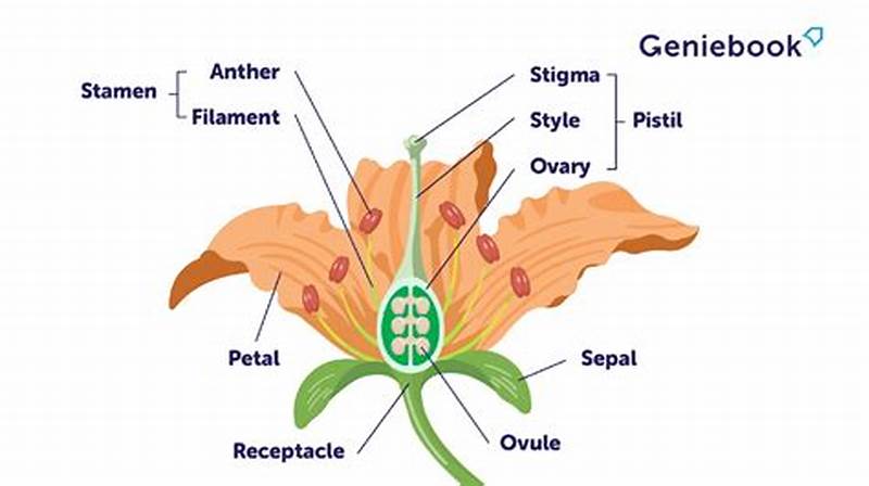 Flower Structure And Reproduction Coloring