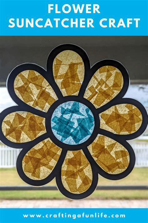 Flower Suncatcher Template