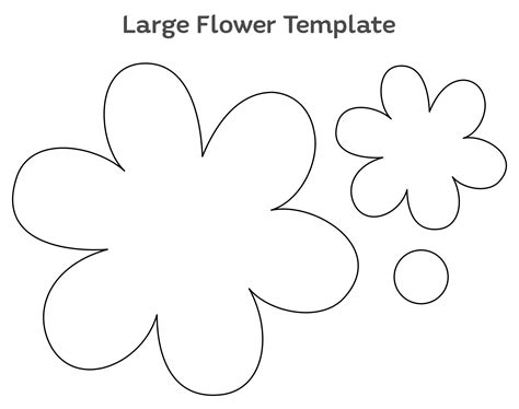 Flower Template Large
