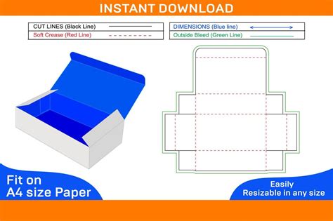 Folding Box Template