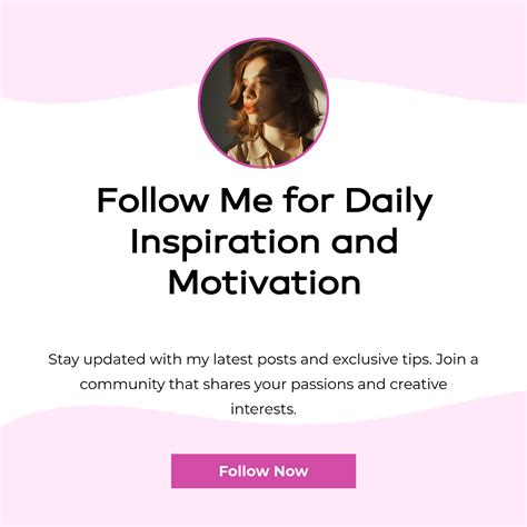 Follow Me On Instagram Template