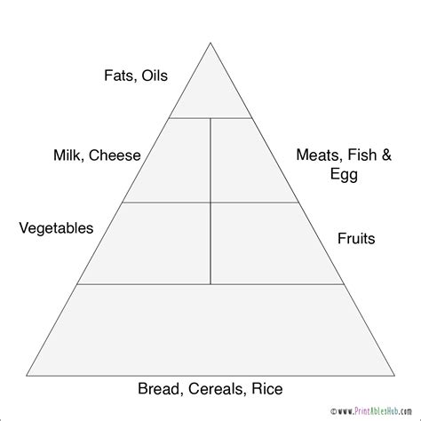 Food Pyramid Template