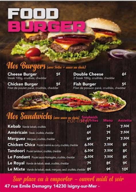 Food burger à Isigny-sur-Mer